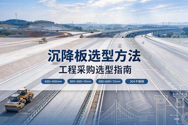 东辽沉降板选择方法