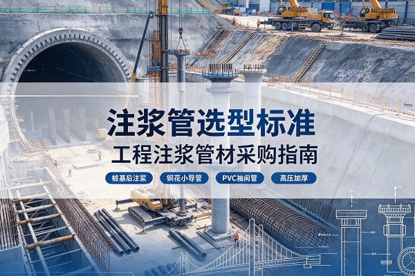 东辽注浆管选型标准