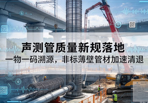 东辽声测管质量新规落地，一物一码溯源，非标薄壁管材加速清退