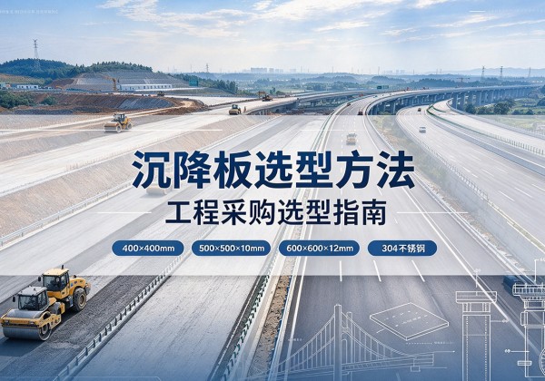 东辽沉降板选择方法